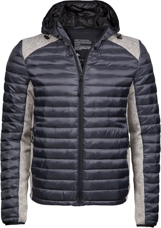 Tee Jays TJ 9610 Pánská outdoorová bunda Crossover 18.9610 space grey/grey melange