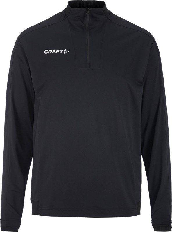 Craft Teamwear Evolve 2.0 Half Zip M Pánská tréninková bunda s&nbsp;1/4 zipem 82.4758 black - Pro muže pro muže bundy a&nbsp;vesty