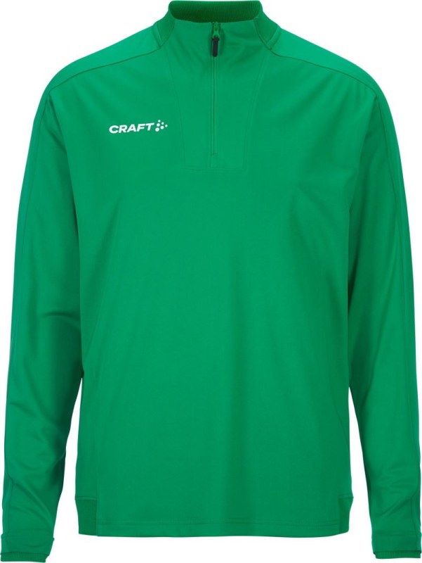 Craft Teamwear Evolve 2.0 Half Zip M Pánská tréninková bunda s&nbsp;1/4 zipem 82.4758 team green - Pro muže pro muže bundy a&nbsp;vesty