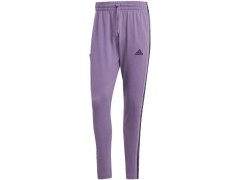 Kalhoty adidas Essentials Single Jersey Tapered Open Hem 3-Stripes M IJ8699