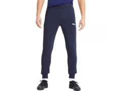 Pánské bavlněné tepláky Puma pohodlný sportovní styl námořnická modř
