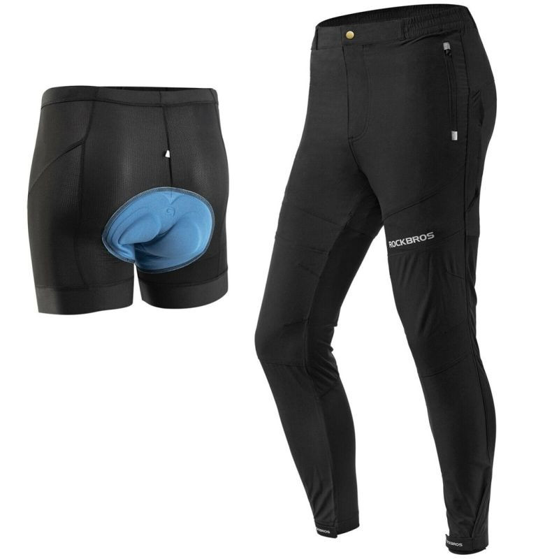 Pánské cyklistické kalhoty Rockbros YPK027 black XL