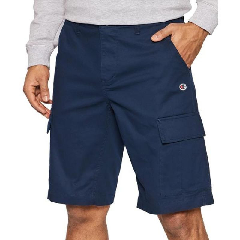 Pánské sportovní šortky Champion Rochester Bermuda navy blue (216324BS547) - Pro muže pro muže kraťasy