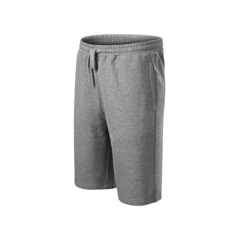 Malfini Comfy M MLI-61112 tmavě šedé melanžové šortky - Pro muže pro muže kraťasy
