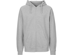 Neutral O 63301 Pánská mikina s&nbsp;kapucí z&nbsp;bio bavlny 77.6331 sport grey