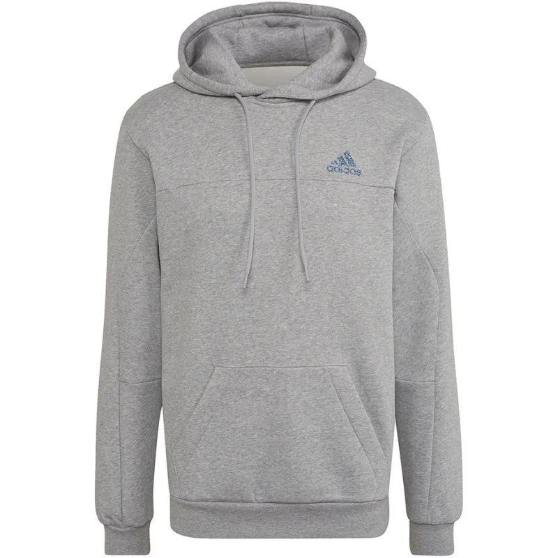 Adidas Stadium Fleece Badge of Sport Mikina s&nbsp;kapucí M HC5869 Muži - Pro muže pro muže mikiny
