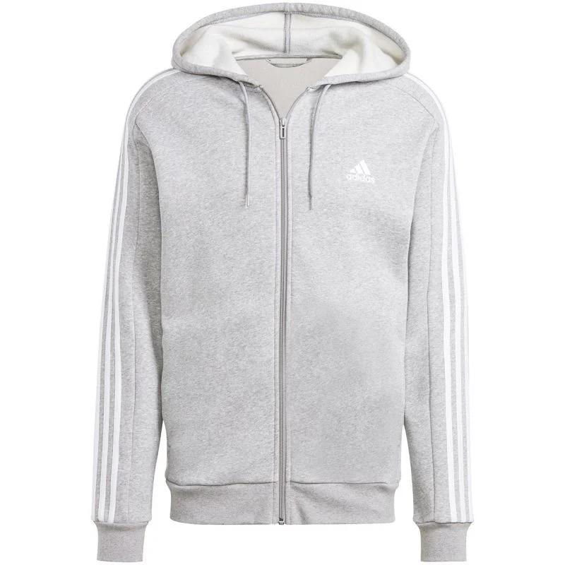 Mikina adidas Essentials Fleece 3-Stripes Full-Zip M IJ6479 - Pro muže pro muže mikiny