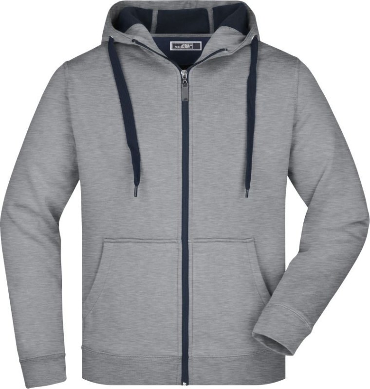 Daiber JN 355 Pánská mikina Doubleface 02.0355 sport grey/navy - Pro muže pro muže mikiny