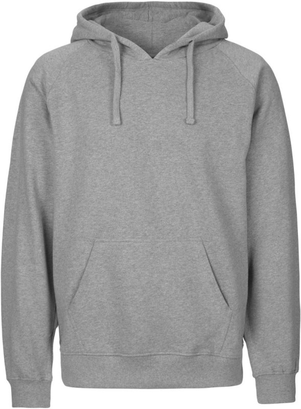 Neutral O 63101 Pánská mikina s&nbsp;kapucí z&nbsp;bio bavlny 77.6311 sport grey - Pro muže pro muže mikiny