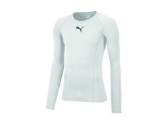 Pánské termo tričko LIGA Baselayer LS 655920-04 Bílá - Puma