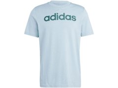 Tričko adidas Essentials Single Jersey Linear s vyšitým logem M IJ8651