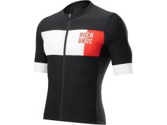 Pánské cyklistické tričko Rockbros, černé, velikost L