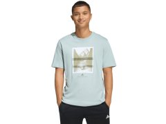 Pánské tričko adidas Outdoor Kayaking Graphic T-shirt Mint KG5409 pánské