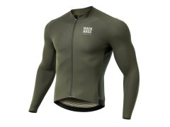 Cyklistický dres Rockbros 15220003003 ROAD TO SKY, pánský, s&nbsp;dlouhým rukávem, velikost M – zelený