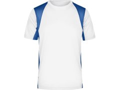 Daiber JN 306 Pánské běžecké tričko 02.0306 white/royal blue