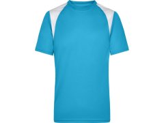 Daiber JN 397 Pánské běžecké tričko 02.0397 turquoise/white