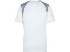Daiber JN 397 Pánské běžecké tričko 02.0397 white/silver