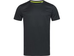 Stedman Active 140 Crew Mesh-T Pánské sportovní tričko vzor "ptačí oko" 05.8400 black opal