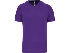 Kariban ProAct PA 476 Pánské sportovní tričko s výstřihem do V 20.P476 violet