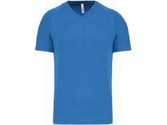 Kariban ProAct PA 476 Pánské sportovní tričko s výstřihem do V 20.P476 aqua blue