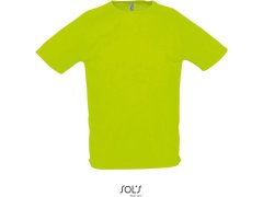 SOL´S Sporty Pánské raglánové sportovní tričko 25.1939 neon green