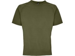 SOL´S Sporty Pánské raglánové sportovní tričko 25.1939 army