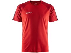 Craft Teamwear Squad Go Contrast Jersey M Pánské kontrastní sportovní tričko 82.2725 bright red/express