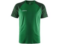 Craft Teamwear Squad Go Contrast Jersey M Pánské kontrastní sportovní tričko 82.2725 team green/ivy