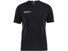 Craft Teamwear Squad Go Jersey Solid M Pánské sportovní tričko s výstřihem do V 82.5560 black