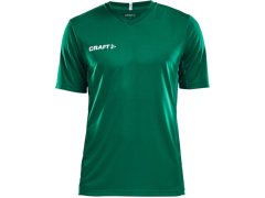 Craft Teamwear Squad Go Jersey Solid M Pánské sportovní tričko s výstřihem do V 82.5560 team green