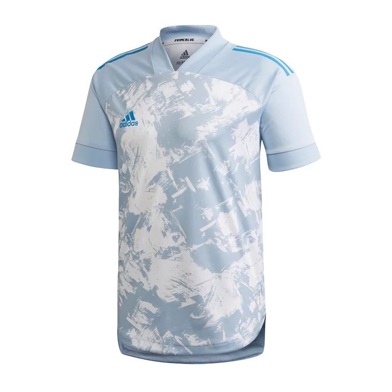 Pánské tričko Condivo FI4221 světle modrá s bílou - Adidas