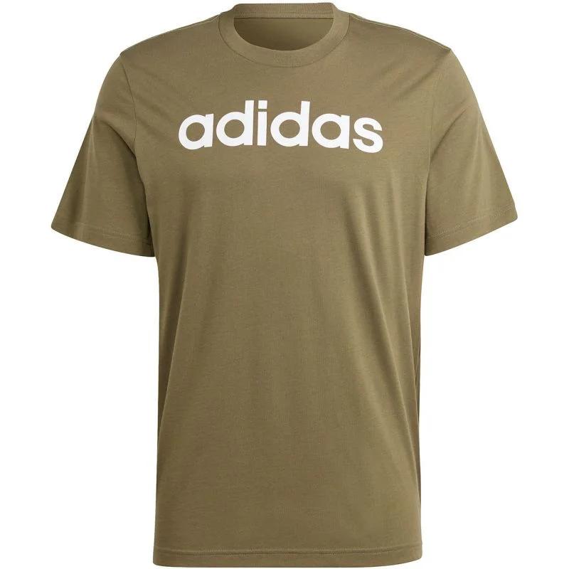 Tričko adidas Essentials Single Jersey s lineárním vyšívaným logem M IC9280