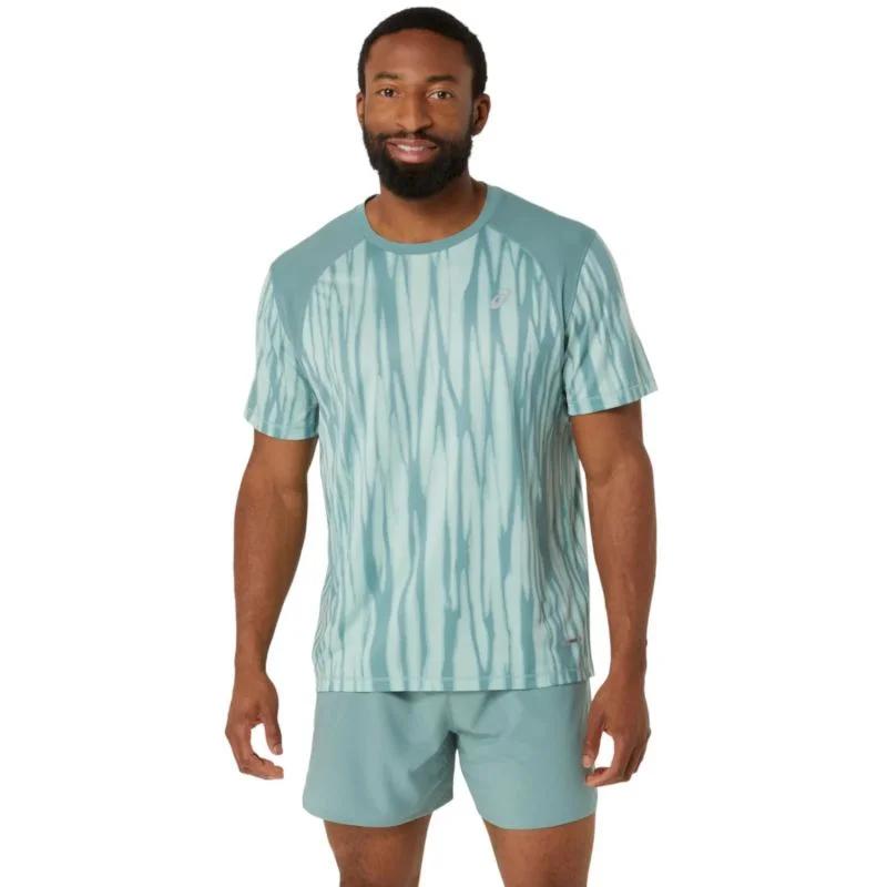 Asics Road All Over Print SS Top M 2011D092-300 Tričko