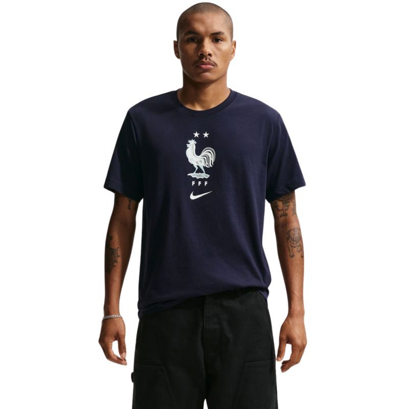Pánské fotbalové tričko Nike FFF Soccer T-shirt navy blue IH2181 498 pánské - Pro muže pro muže trička, tílka, košile