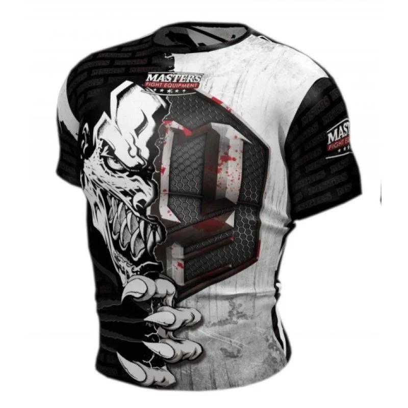 Tréninkové tričko Masters MFC DARK SIDE "BLACK SCRATCH" M 06324-M