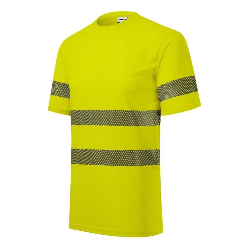 Rimeck HV Dry M MLI-1V897 fluorescenční žluté pánské tričko - Pro muže pro muže trička, tílka, košile