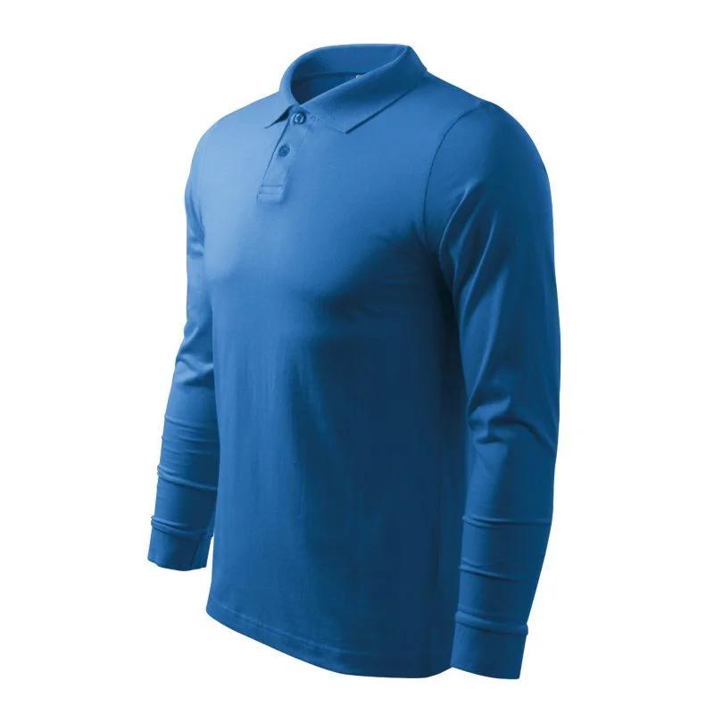 Polokošile Malfini Single J. LS M MLI-21114 azure - Pro muže pro muže trička, tílka, košile