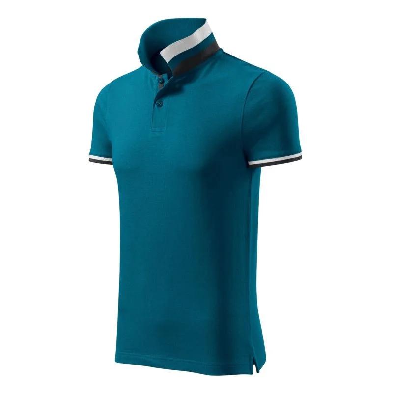 Polokošile Malfini Collar Up M MLI-25693 petrolejově modrá - Pro muže pro muže trička, tílka, košile