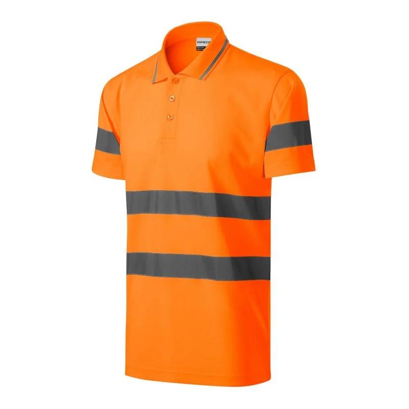 Rimeck HV Runway M polokošile MLI-2V998 fluorescenční oranžová - Pro muže pro muže trička, tílka, košile