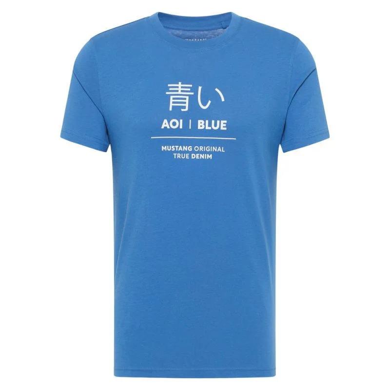 Tričko Mustang Alex C Print M 1013522 5234 - Pro muže pro muže trička, tílka, košile