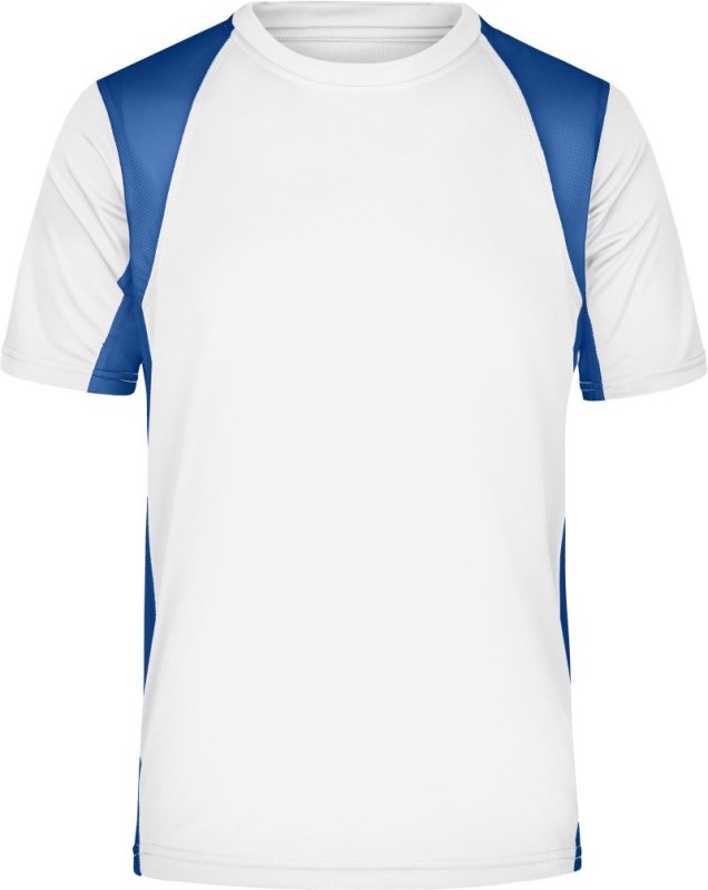 Daiber JN 306 Pánské běžecké tričko 02.0306 white/royal blue