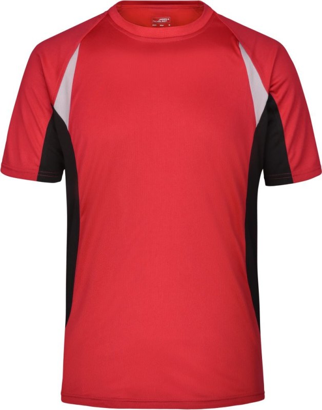 Daiber JN 391 Pánské běžecké tričko 02.0391 red/black