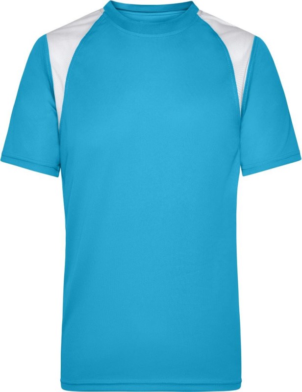 Daiber JN 397 Pánské běžecké tričko 02.0397 turquoise/white - Pro muže pro muže trička, tílka, košile
