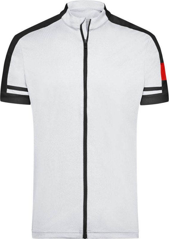 Daiber JN 454 Pánské cyklistické tričko se zipem 02.0454 white