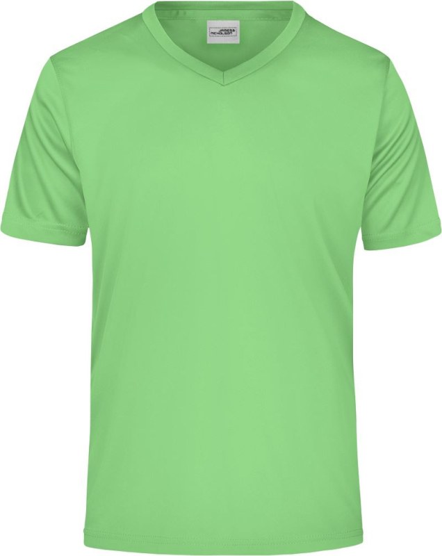 Daiber JN 736 Pánské sportovní tričko s výstřihem do V 02.0736 lime green