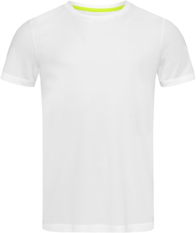 Stedman Active 140 Crew Mesh-T Pánské sportovní tričko vzor "ptačí oko" 05.8400 white
