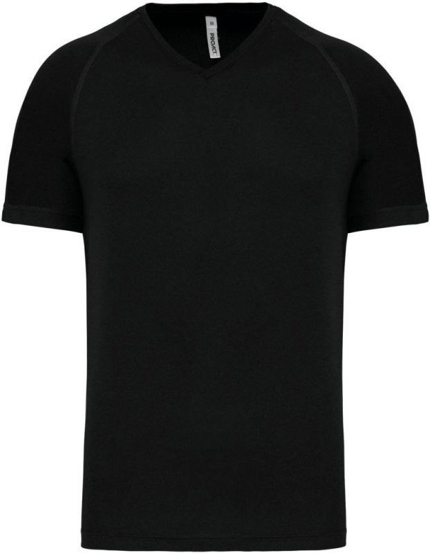 Kariban ProAct PA 476 Pánské sportovní tričko s výstřihem do V 20.P476 black