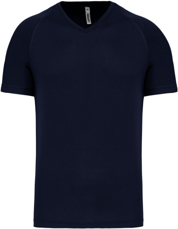 Kariban ProAct PA 476 Pánské sportovní tričko s&nbsp;výstřihem do V 20.P476 navy - Pro muže pro muže trička, tílka, košile