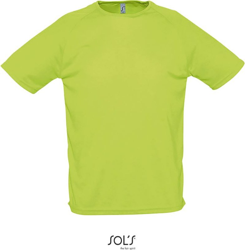 SOL´S Sporty Pánské raglánové sportovní tričko 25.1939 apple green - Pro muže pro muže trička, tílka, košile