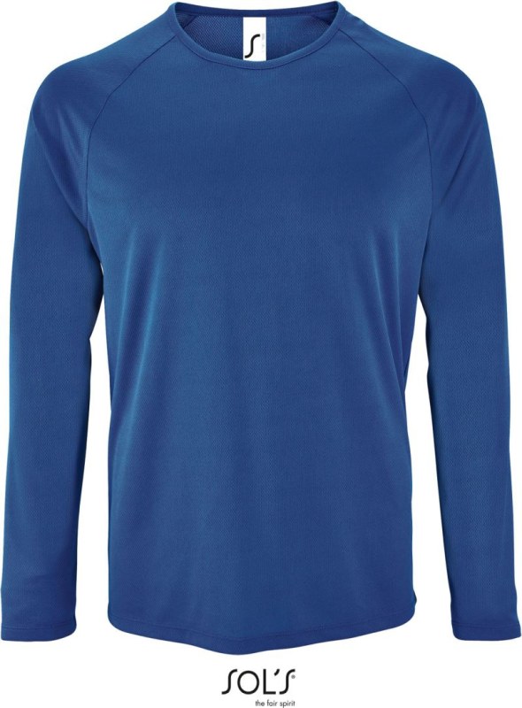 SOL´S Sporty LSL Men Pánské sportovní tričko s&nbsp;dlouhým rukávem 25.2071 royal blue - Pro muže pro muže trička, tílka, košile